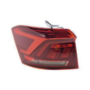 Feu d'aile arrière gauche pour VOLKSWAGEN T-ROC 2017-2022, avec porte-lampe, rouge, montage A.L., Neuf