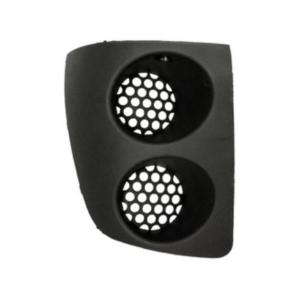 Grille droite de pare-chocs avant pour FIAT STRADA 2005-2011, noire gaufrée, mod. STRADA TREKKING, Neuve