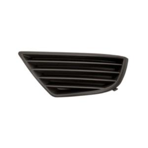 Grille gauche pare-chocs pour FORD MONDEO II phase 2 2003-2007, noire gaufrée, sans emplacement antibrouillard, Neuve