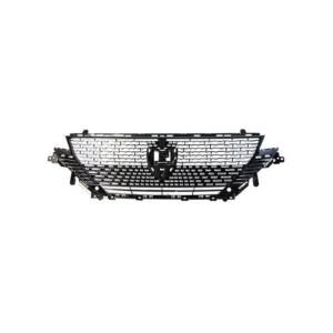 Grille de calandre pour PEUGEOT 308 III phase 1 depuis 2021, noire brillante, avec bords chromés, avec trous radar, Neuve